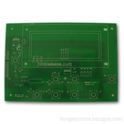 Double Layer PCB Board, HASL Lead-free, LCD Interface, 0.075mm Position Tolerance
